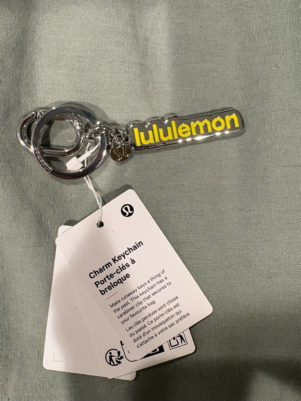 lululemon athletica Charm Keychain